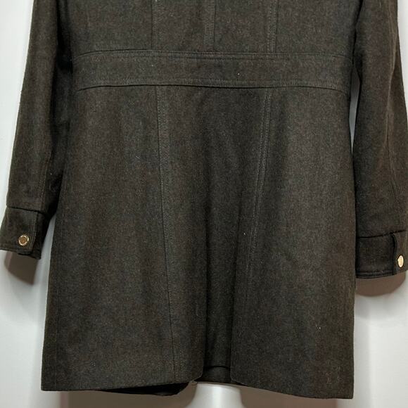 MICHAEL Michael Kors Zip-Front Walker Coat Size S Wool Blend Mid-Weight Winter - Picture 9 of 10